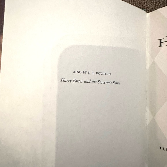 RARE First Edition Harry Potter & The Chamber Of Secrets SPELLING ERROR - Picture 5 of 10